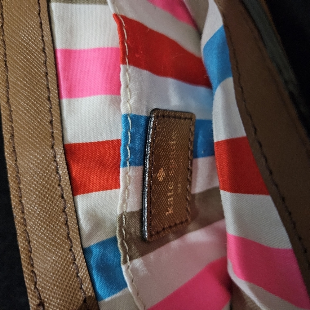 Kate Spade Sally Newberry Lane Leather Camel Brown Color Crossbody - Picture 13 of 16